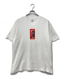 THE BLACK EYE PATCH（ブラックアイパッチ）の古着「取扱注意ロゴTシャツ」｜ホワイト