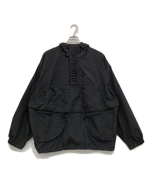 TIGHTBOOTH PRODUCTION（タイトブースプロダクション）TIGHTBOOTH PRODUCTION (タイトブースプロダクション) SEERSUCKER ANORAK / アノラックパーカー ブラック サイズ:XLの古着・服飾アイテム