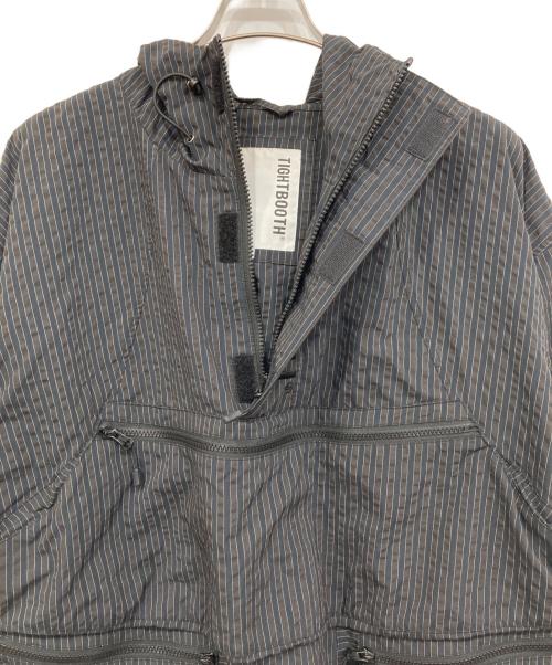TIGHTBOOTH PRODUCTION（タイトブースプロダクション）TIGHTBOOTH PRODUCTION (タイトブースプロダクション) SEERSUCKER ANORAK / アノラックパーカー ブラック サイズ:XLの古着・服飾アイテム