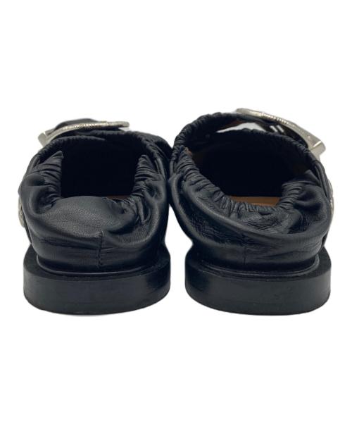 TOGA PULLA（トーガ プルラ）TOGA PULLA (トーガ プルラ) クロスストラップバレエシューズ ブラック サイズ:35の古着・服飾アイテム
