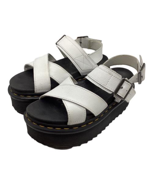 Dr.Martens（ドクターマーチン）Dr.Martens (ドクターマーチン) VOSS Ⅱ QUAD / ヴォス 2 クアッド ホワイト サイズ:UK3の古着・服飾アイテム