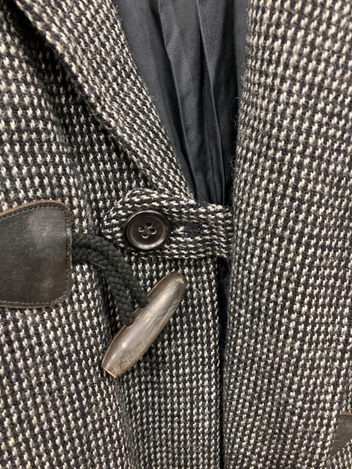 COMME des GARCONS HOMME（コムデギャルソン オム）COMME des GARCONS HOMME (コムデギャルソン オム) ウール混ダッフルコート ブラック サイズ:Mの古着・服飾アイテム