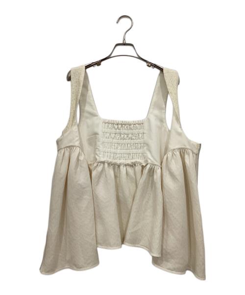 Ameri（アメリ）Ameri (アメリ) ジャガードチュニックトップス アイボリー サイズ:FREEの古着・服飾アイテム