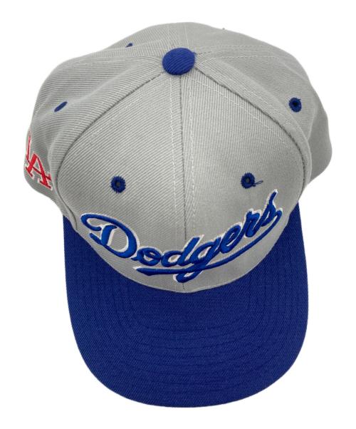 drew pearson（ドリューピアソン）drew pearson (ドリューピアソン) キャップ ブルー×グレーの古着・服飾アイテム