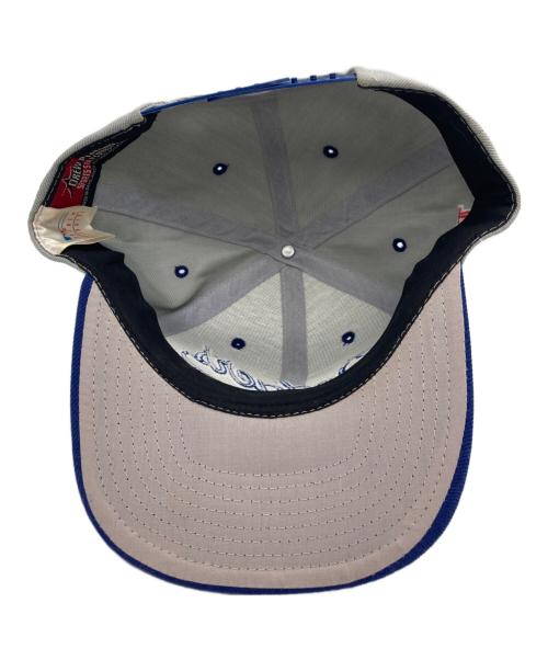 drew pearson（ドリューピアソン）drew pearson (ドリューピアソン) キャップ ブルー×グレーの古着・服飾アイテム