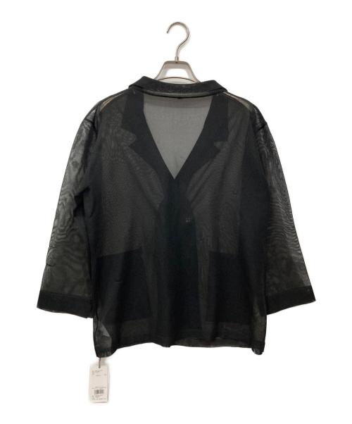 Snidel（スナイデル）Snidel (スナイデル) シースルーニットジャケット ブラック サイズ:Freeの古着・服飾アイテム