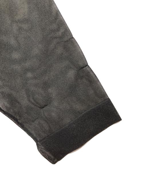 Snidel（スナイデル）Snidel (スナイデル) シースルーニットジャケット ブラック サイズ:Freeの古着・服飾アイテム