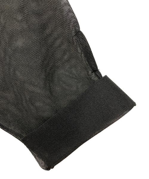 Snidel（スナイデル）Snidel (スナイデル) シースルーニットジャケット ブラック サイズ:Freeの古着・服飾アイテム