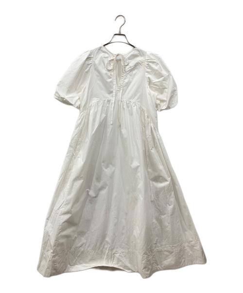 CELFORD（セルフォード）CELFORD (セルフォード) 半袖ワンピース ホワイト サイズ:36の古着・服飾アイテム