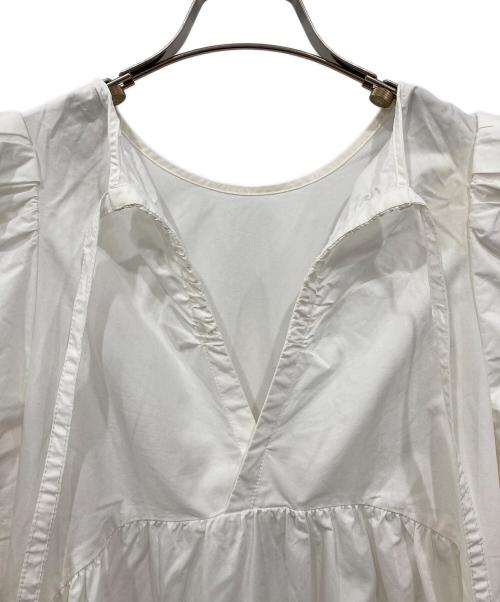 CELFORD（セルフォード）CELFORD (セルフォード) 半袖ワンピース ホワイト サイズ:36の古着・服飾アイテム