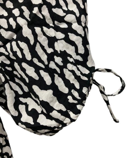 Snidel（スナイデル）Snidel (スナイデル) スクエアネックワンピース ホワイト×ブラック サイズ:1の古着・服飾アイテム