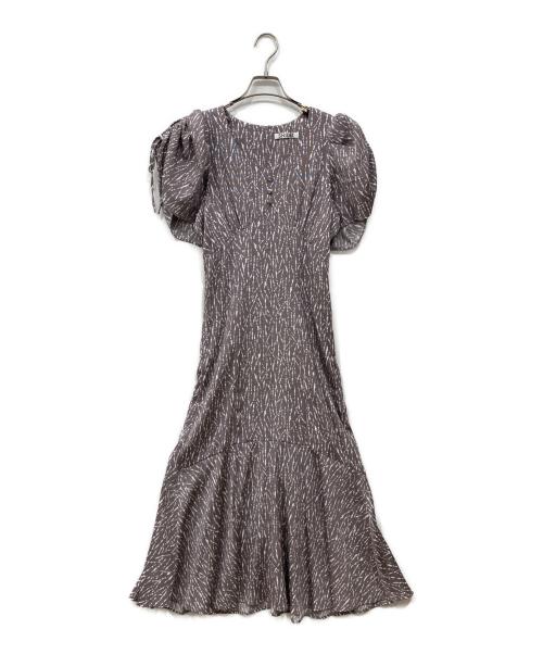 Snidel（スナイデル）Snidel (スナイデル) SusTainaバリエプリントワンピース パープル サイズ:1の古着・服飾アイテム