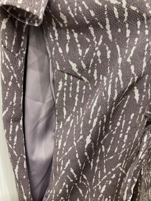 Snidel（スナイデル）Snidel (スナイデル) SusTainaバリエプリントワンピース パープル サイズ:1の古着・服飾アイテム