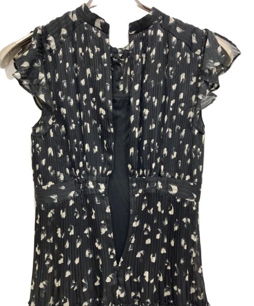 FRAY ID（フレイ アイディー）FRAY ID (フレイ アイディー) シフォンプリーツワンピース ブラック サイズ:Freeの古着・服飾アイテム