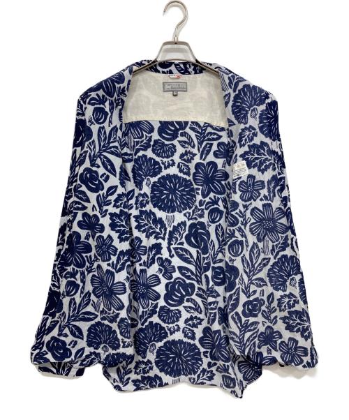 SOU・SOU（ソウソウ）SOU・SOU (ソウソウ) 総柄シャツ ネイビー サイズ:Lの古着・服飾アイテム