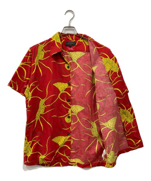 BEAMS PLUS（ビームスプラス）BEAMS PLUS (ビームスプラス) DALE HOPE (デール・ホープ) アロハシャツ レッド サイズ:Lの古着・服飾アイテム