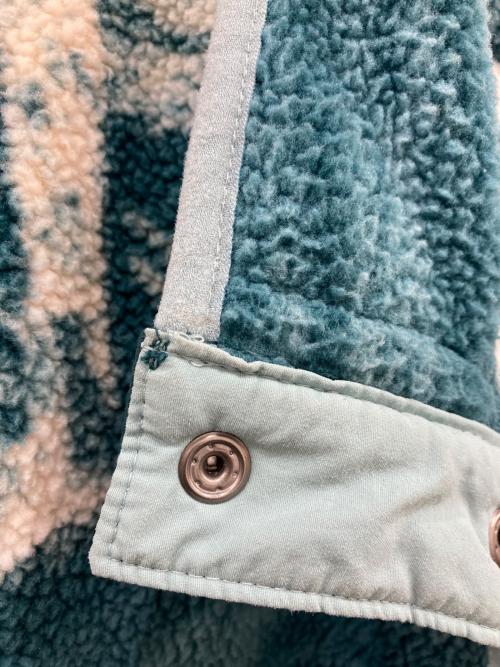 Columbia（コロンビア）Columbia (コロンビア) ヘルベティアハーフスナップフリース ブルー サイズ:Lの古着・服飾アイテム