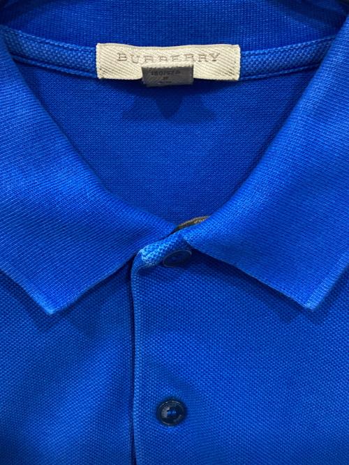 BURBERRY BRIT（バーバリーブリット）BURBERRY BRIT (バーバリーブリット) ポロシャツ ブルー サイズ:Sの古着・服飾アイテム