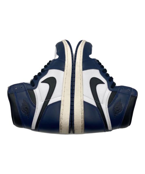 NIKE（ナイキ）NIKE (ナイキ) ハイカットスニーカー ホワイト×ネイビー サイズ:26㎝の古着・服飾アイテム