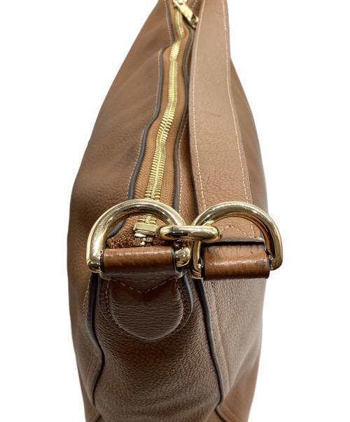 FURLA（フルラ）FURLA (フルラ) ホーボーショルダーバッグ ブラウンの古着・服飾アイテム