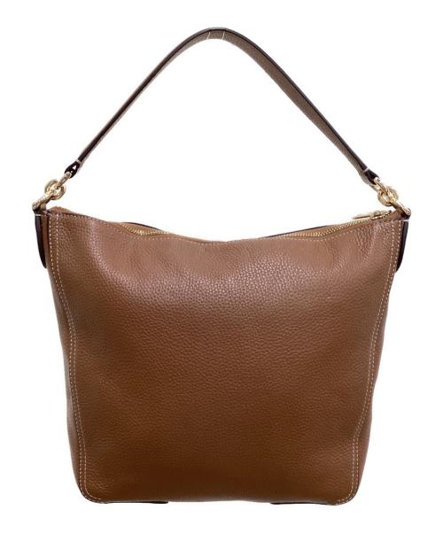 FURLA（フルラ）FURLA (フルラ) アテナホーボーショルダーバッグ ブラウンの古着・服飾アイテム