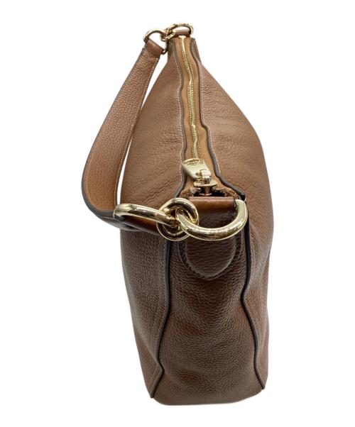 FURLA（フルラ）FURLA (フルラ) アテナホーボーショルダーバッグ ブラウンの古着・服飾アイテム