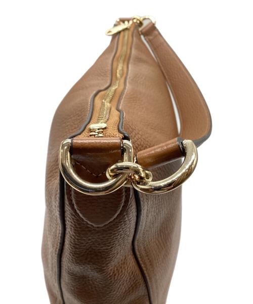 FURLA（フルラ）FURLA (フルラ) アテナホーボーショルダーバッグ ブラウンの古着・服飾アイテム