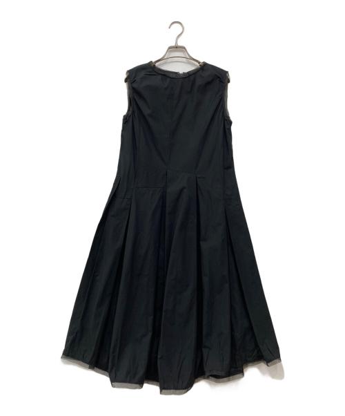 IWISH Y’s bis（アイウィッシュ ワイズビス）IWISH Y’s bis (アイウィッシュ ワイズビス) ノースリーブワンピース ブラック サイズ:記載なしの古着・服飾アイテム