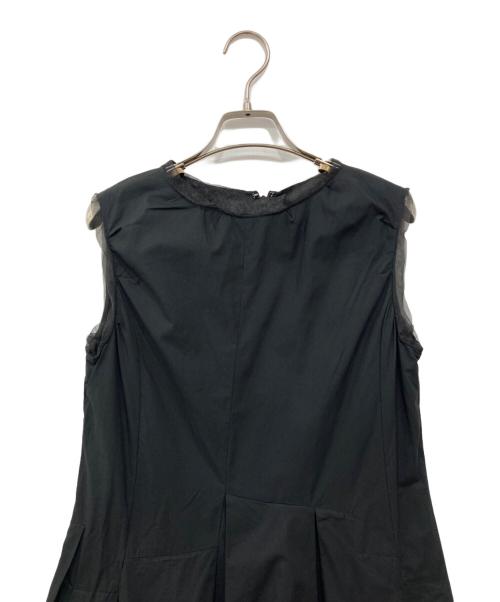 IWISH Y’s bis（アイウィッシュ ワイズビス）IWISH Y’s bis (アイウィッシュ ワイズビス) ノースリーブワンピース ブラック サイズ:記載なしの古着・服飾アイテム