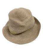 Yohji Yamamoto pour hommeヨウジヤマモト プールオム）の古着「リネンコットンハット」｜ベージュ