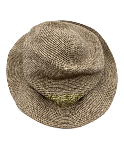 Yohji Yamamoto pour homme（ヨウジヤマモト プールオム）Yohji Yamamoto pour homme (ヨウジヤマモト プールオム) リネンコットンハット ベージュの古着・服飾アイテム