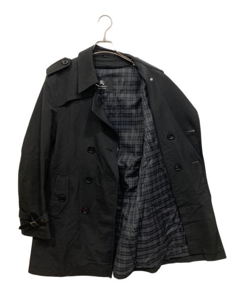 BURBERRY BLACK LABEL（バーバリーブラックレーベル）BURBERRY BLACK LABEL (バーバリーブラックレーベル) トレンチコート ブラック サイズ:Lの古着・服飾アイテム