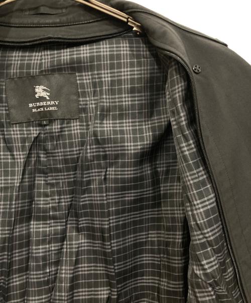 BURBERRY BLACK LABEL（バーバリーブラックレーベル）BURBERRY BLACK LABEL (バーバリーブラックレーベル) トレンチコート ブラック サイズ:Lの古着・服飾アイテム