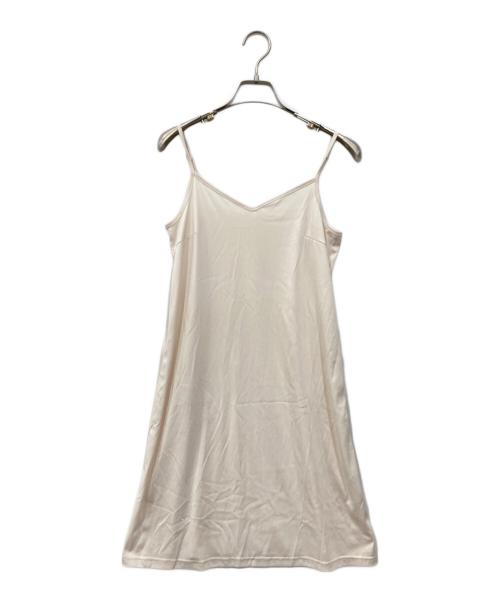 Lily Brown（リリーブラウン）Lily Brown (リリーブラウン) フロッキーオーガンジーセットワンピース ホワイト×ブルー サイズ:FREEの古着・服飾アイテム