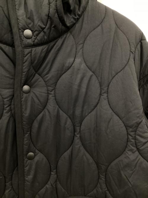 WILD THINGS（ワイルドシングス）WILD THINGS (ワイルドシングス) W'S QUILTED LONG COAT -TAUPE/キルティングロングコート ブラック サイズ:Mの古着・服飾アイテム
