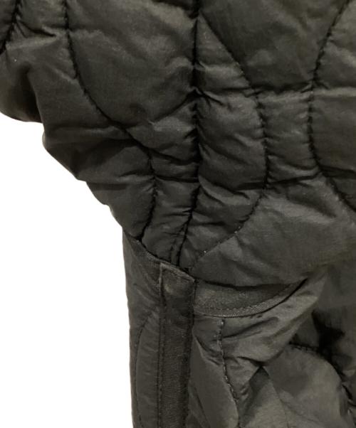 WILD THINGS（ワイルドシングス）WILD THINGS (ワイルドシングス) W'S QUILTED LONG COAT -TAUPE/キルティングロングコート ブラック サイズ:Mの古着・服飾アイテム