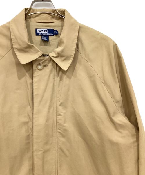 POLO RALPH LAUREN（ポロ・ラルフローレン）POLO RALPH LAUREN (ポロ・ラルフローレン) 90's ステンカラーハーフコート ベージュ サイズ:Lの古着・服飾アイテム