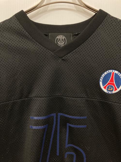 Paris Saint-Germain（パリサンジェルマン）PARIS SAINT-GERMAIN (パリサンジェルマン) メッシュTシャツ ブラック サイズ:Mの古着・服飾アイテム