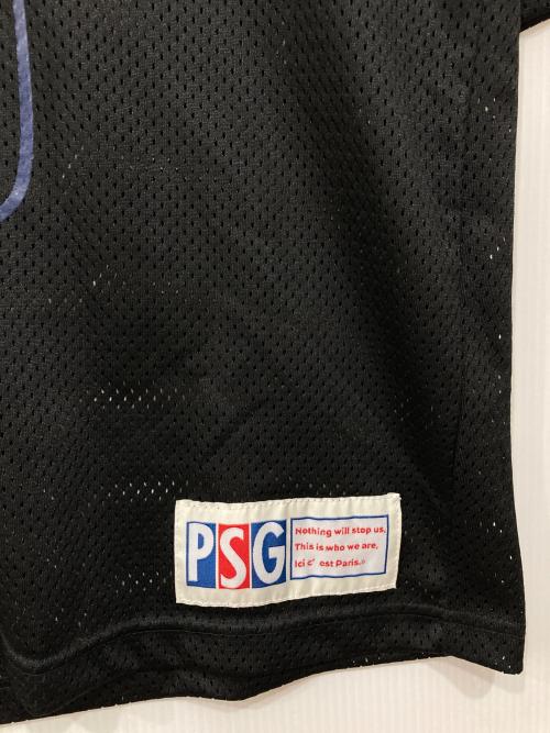 Paris Saint-Germain（パリサンジェルマン）PARIS SAINT-GERMAIN (パリサンジェルマン) メッシュTシャツ ブラック サイズ:Mの古着・服飾アイテム