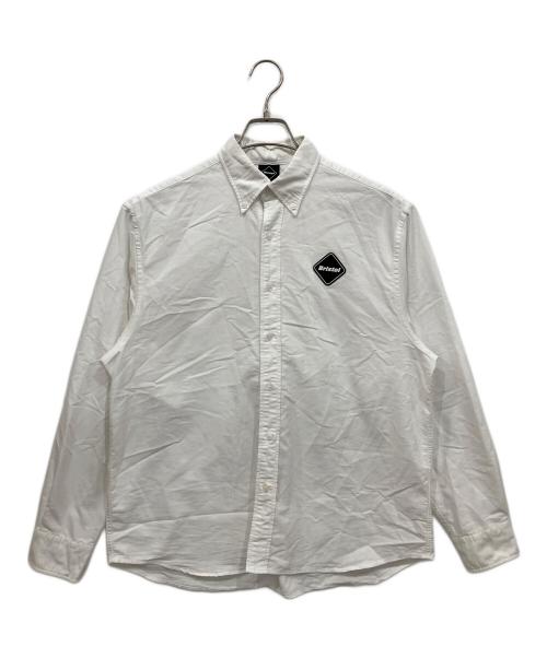 F.C.R.B.（エフシーレアルブリストル）F.C.R.B. (エフシーレアルブリストル) ボタンダウンシャツ ホワイト サイズ:Mの古着・服飾アイテム