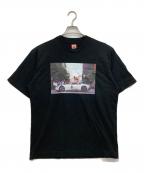 VICTOR VICTORヴィクター ヴィクター）の古着「プリントTシャツ」｜ブラック