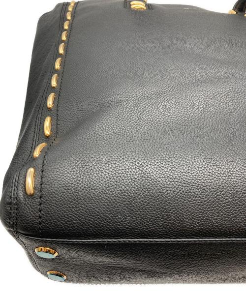 ETRO（エトロ）ETRO (エトロ) レザートートバッグ ブラックの古着・服飾アイテム