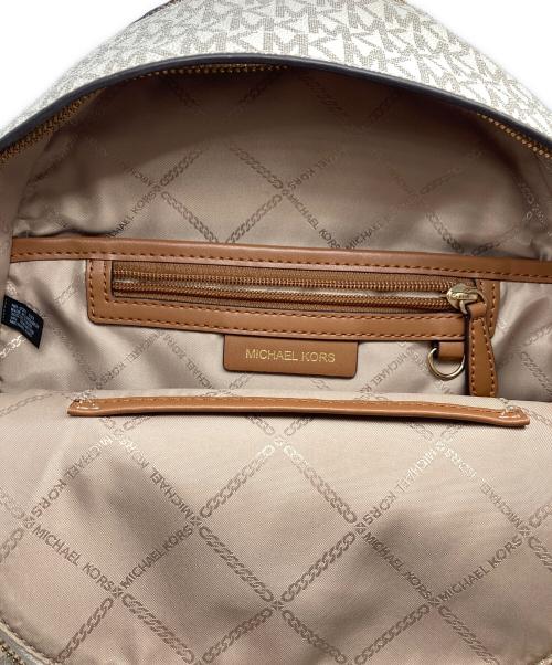 MICHAEL KORS（マイケル・コース）MICHAEL KORS (マイケル・コース) リュック ホワイトの古着・服飾アイテム