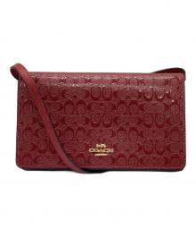 COACH（コーチ）の古着「ショルダーバッグ」｜レッド