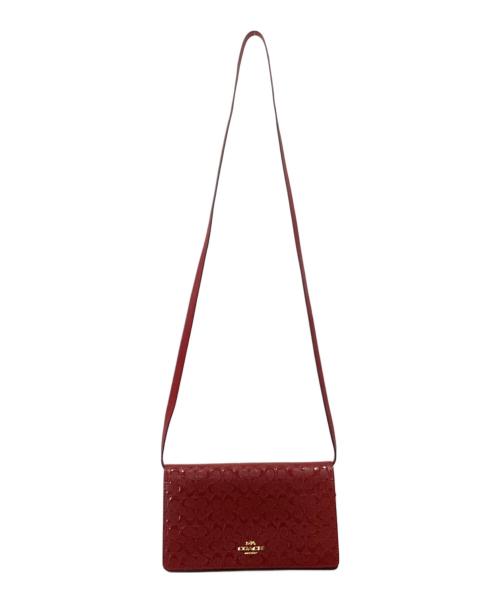 COACH（コーチ）COACH (コーチ) ショルダーバッグ レッドの古着・服飾アイテム