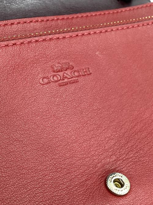COACH（コーチ）COACH (コーチ) ショルダーバッグ レッドの古着・服飾アイテム