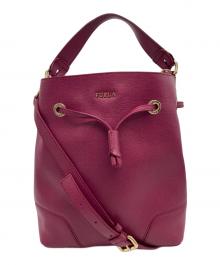 FURLA（フルラ）の古着「ショルダーバッグ」｜ピンク