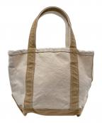 L.L.Bean×REMI RELIEFエルエルビーン×レミレリーフ）の古着「Canvas Mini Tote Bag」｜ベージュ×アイボリー