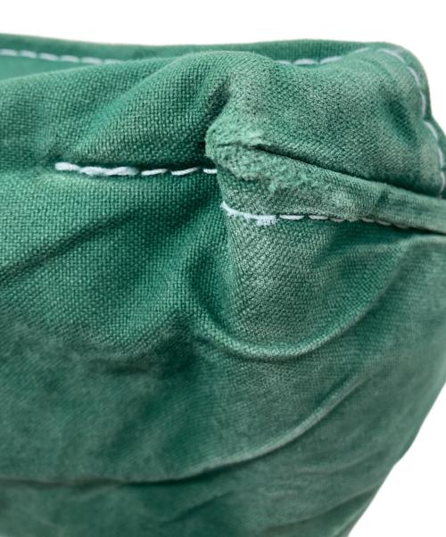 L.L.Bean（エルエルビーン）L.L.Bean (エルエルビーン) REMI RELIEF (レミレリーフ) Canvas Large Tote Bag アイボリー×グリーンの古着・服飾アイテム