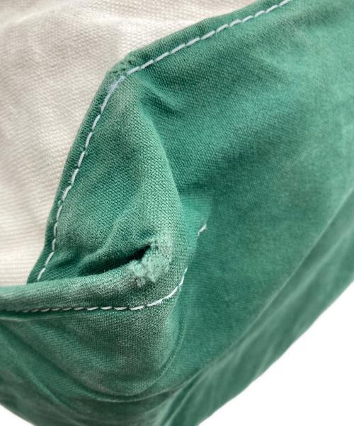 L.L.Bean（エルエルビーン）L.L.Bean (エルエルビーン) REMI RELIEF (レミレリーフ) Canvas Large Tote Bag アイボリー×グリーンの古着・服飾アイテム